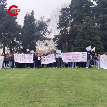Boğaziçi öğrencileri genel boykot, genel direniş çağrılarını sürdürüyor