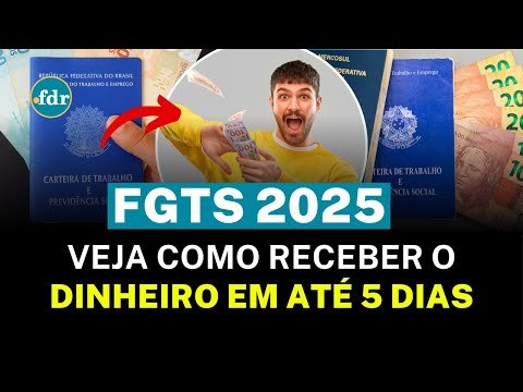 CONSULTA E SAQUE DO SALDO DO FGTS PELO APLICATIVO: VEJA COMO RECEBER O DINHEIRO EM ATÉ 5 DIAS!