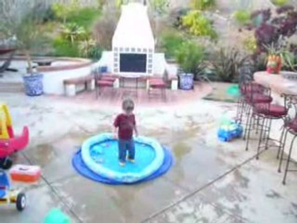 Joshi in the Baby Pool