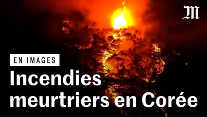 La Corée du Sud lutte contre les incendies les plus destructeurs de son histoire