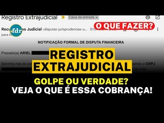 E-MAIL DE REGISTRO EXTRAJUDICIAL: GOLPE OU VERDADE? VEJA A REALIDADE SOBRE O PAGAMENTO VIA PIX!