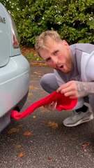 GIANT BALLOON ON EXHAUST PRANK 1