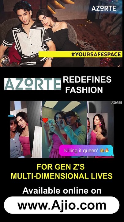 AZORTE – The Ultimate Fashion Hub for Gen Z!*    Where fashion means Fearless Expression & Unique Style!   Get the latest trends on Ajio.com  #ajio #ajiodeals #fashion #fashionstyle #trendingfashion #clothing #trends #genz #genzfashion #KhushiKapoor #V