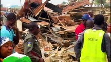LABSCA Demolishes illegal structures in Ikorodu