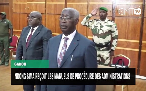 [#Reportage] Gabon : Ndong Sima reçoit les manuels de procédure des administrations
