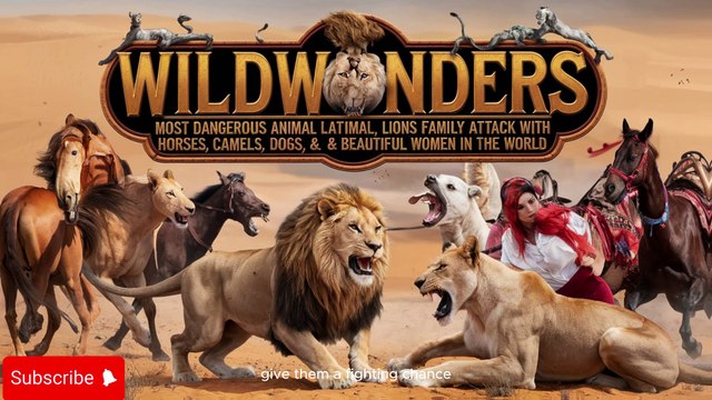 Lions vs. The Wild: Epic Battles with Horses, Camels, Dogs & Humans | The Most Dangerous Animal Encounters!