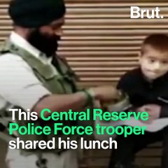 This CRPF Officer Hand-Fed a Paralysed Boy