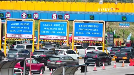 Gerbang Tol Kalikangkung Ramai Lancar, Skenario One Way Belum Sampai pada Kamis Sore (27/3/2025)