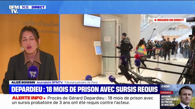 Procès Gérard Depardieu: 18 mois de prison avec sursis requis contre l'acteur