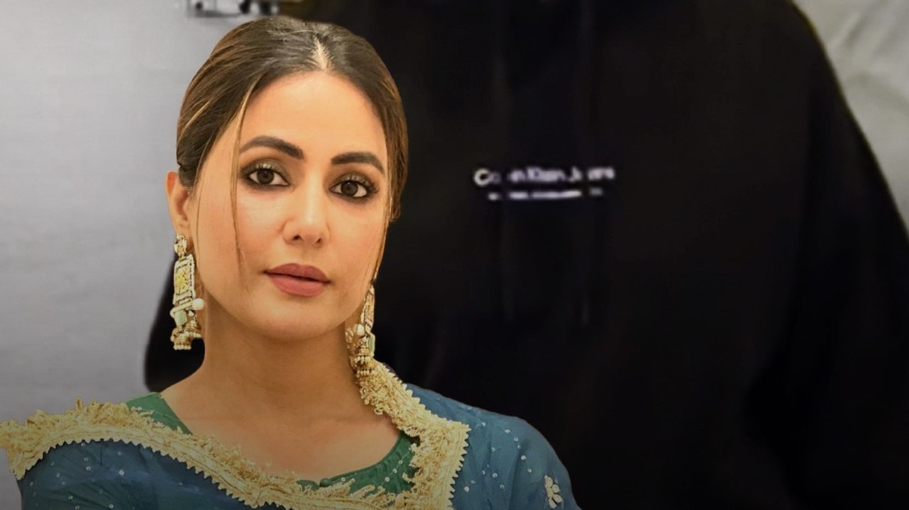 मुस्कुराती हुई मुंबई एयरपोर्ट पर स्पॉट हुईं Hina Khan