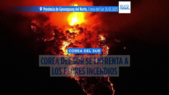 Al menos 27 muertos en los peores incendios forestales de la historia de Corea del Sur
