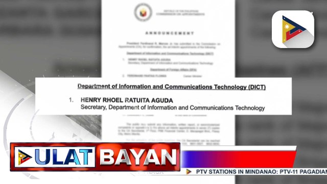 PBBM, isinumite ang ad interim appointment ng ilang opisyal mula sa DICT, DFA, at AFP para sa kumpirmasyon ng Commission on Appointments