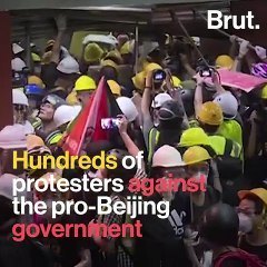 Hong Kong Protestors Storm Parliament
