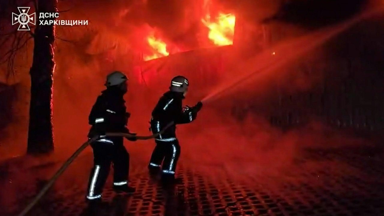 Massive russische Luftangriffe auf die Ukraine