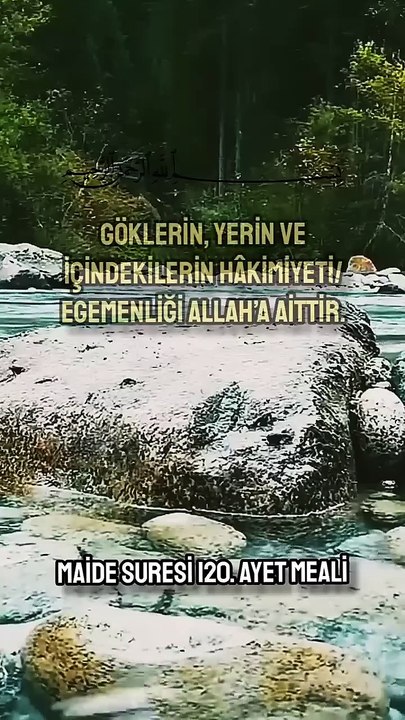 Maide Suresi 120. Ayet Meali #kuran #kuranıkerim