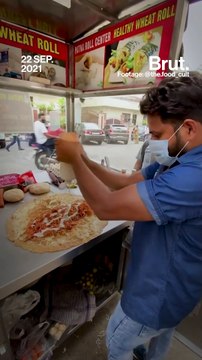 Delhi Eatery Offers Monster Kathi Roll