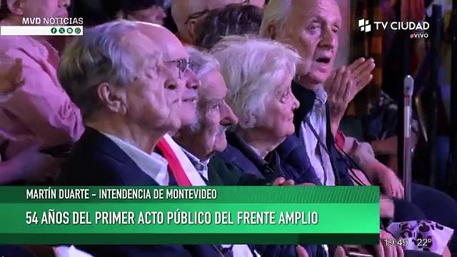 El Frente Amplio celebró el legado de Pepe Mujica en Uruguay