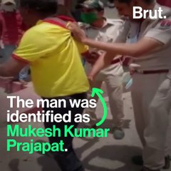 Indian Cop Knees Man’s Face For Not Wearing Mask