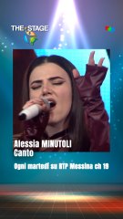 Alessia Minutoli è una delle 3 concorrenti della prima puntata a guadagnarsi la finale di The Stage