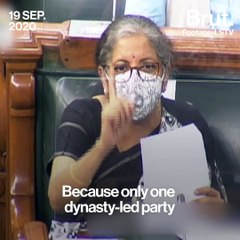 Sitharaman Shield For PM CARES In Parliament