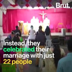 Newlyweds Use Wedding Funds To Help With Covid