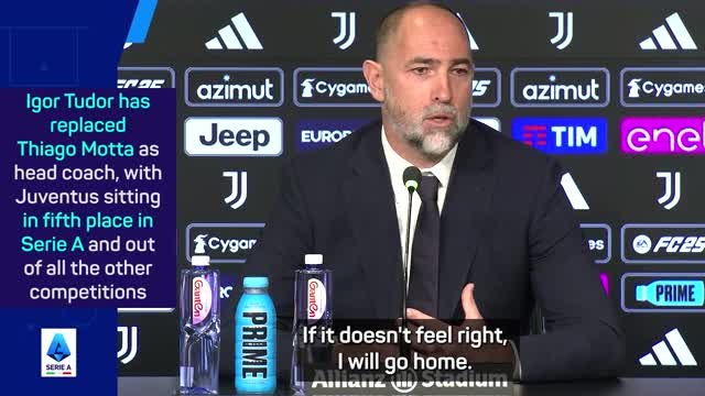 Igor Tudor wishes he could sign a 10-year contract at Juventus