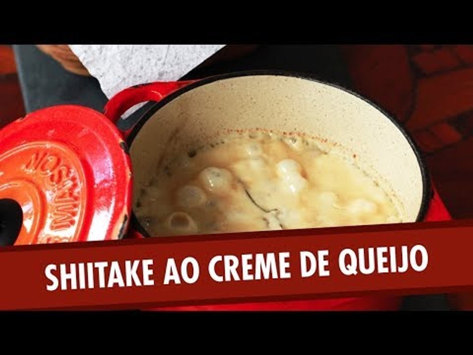Shiitake ao creme de queijo