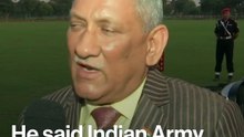 Indian Army Chief’s Stinging Warning To Pakistan