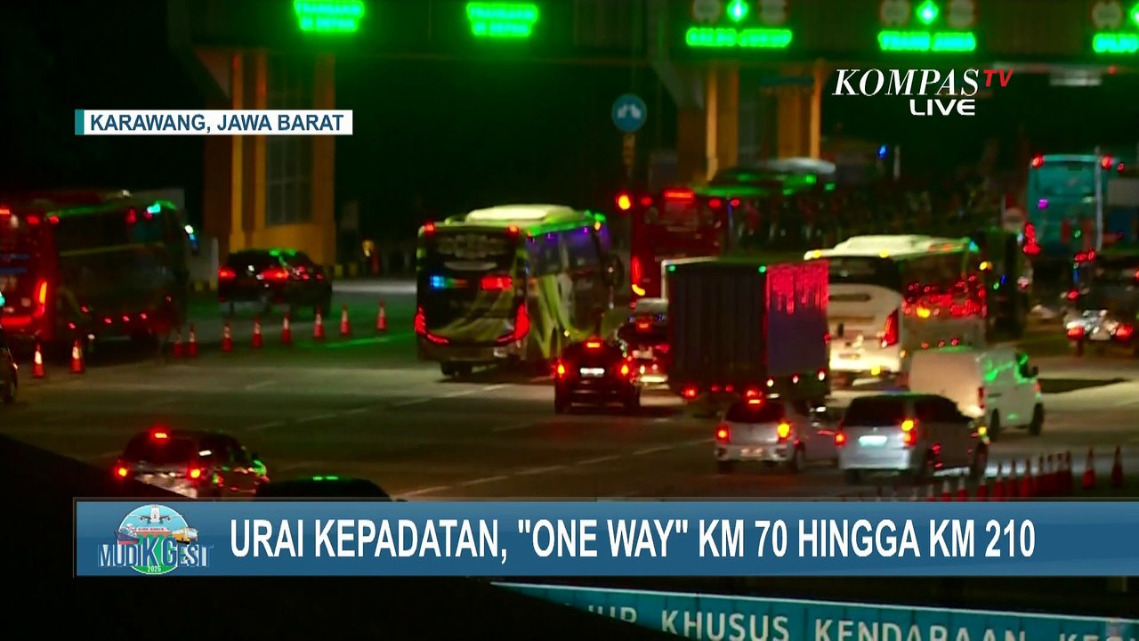 Begini Pantauan Arus Mudik di Tol Cikatama dan Stasiun Gubeng pada Kamis Malam (27/03/2025)