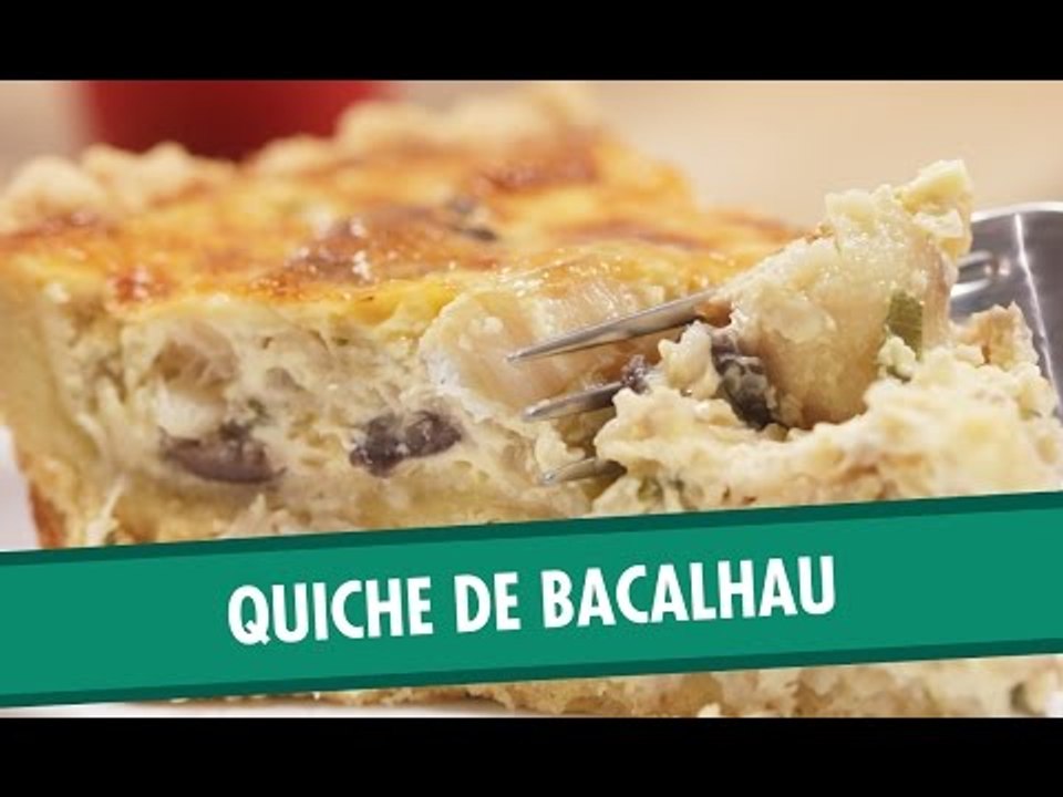 Quiche de bacalhau