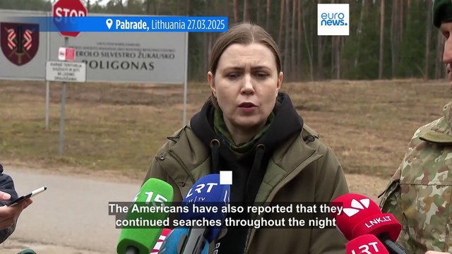 Search for missing US soldiers in Lithuania continues as vehicle is found submerged in water