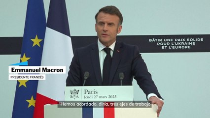 Macron anuncia una misión francobritánica a Ucrania para estudiar el despliegue de una fuerza de paz