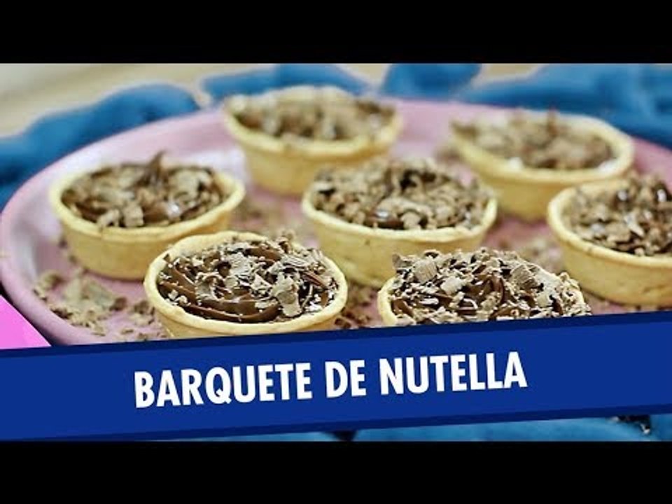 Barquete de nutella