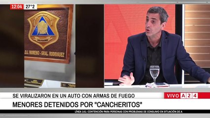 🚨 MORENO: MENORES DETENIDOS TRAS MOSTRARSE EN REDES CON ARMAS DE FUEGO