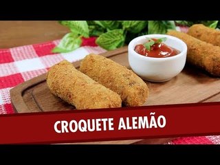 Croquete Alemão: Receita Deliciosa 🇩🇪