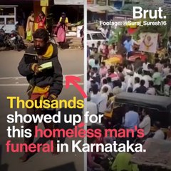 Thousands Bid Last Goodbye To Homeless Man