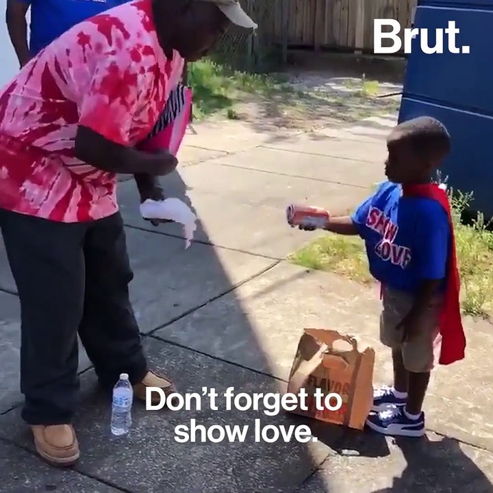 This 4-year-old is a REAL superhero
