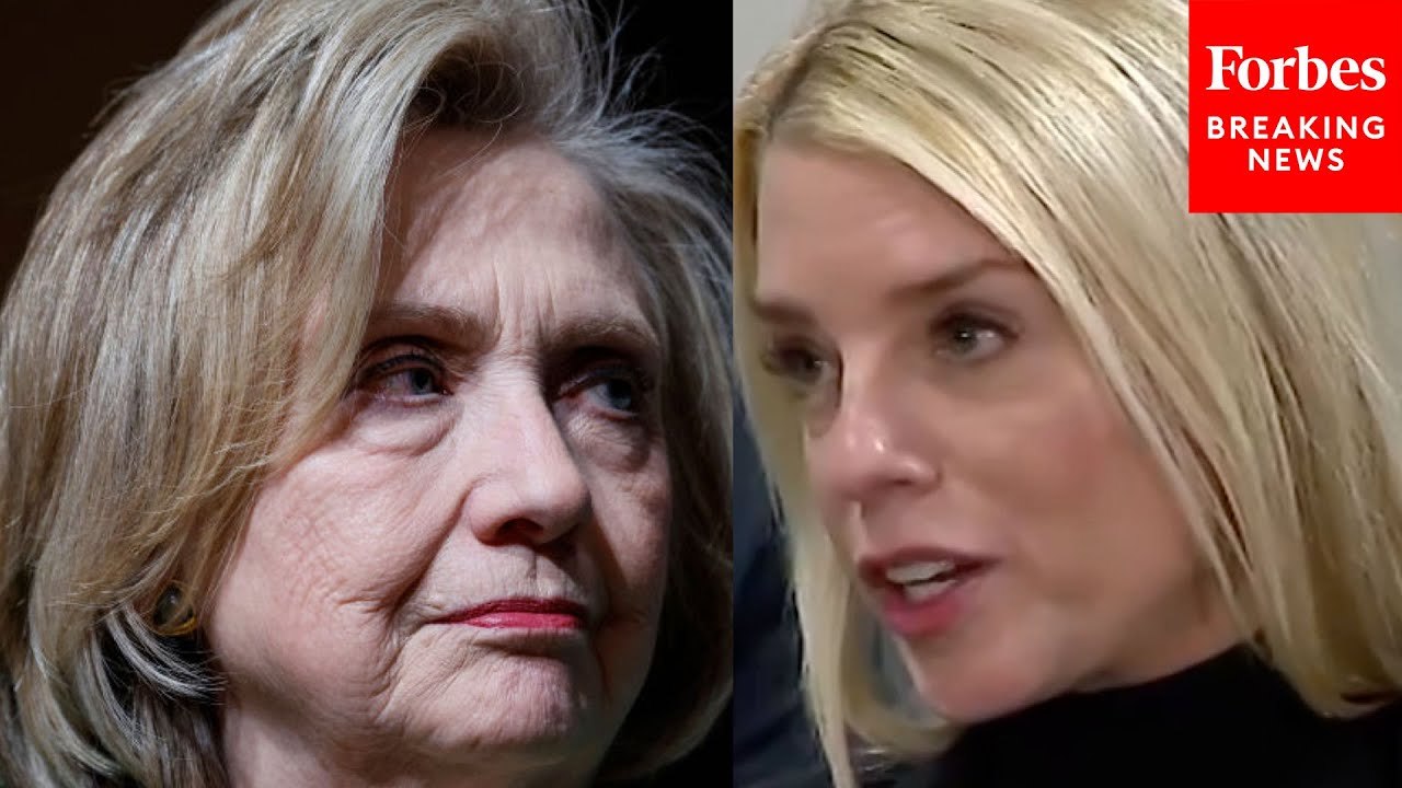 AG Pam Bondi Brings Up Hillary Clinton When Reporter Asks Her About Signal Leak