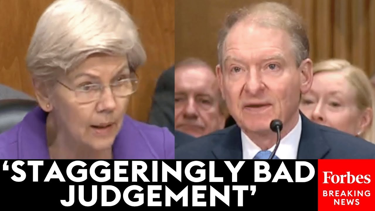 'This Job Is About Judgement': Warren Slams Trump's SEC Chair Nom Over Role In 2008 Financial Crisis