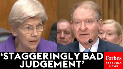 'This Job Is About Judgement': Warren Slams Trump's SEC Chair Nom Over Role In 2008 Financial Crisis
