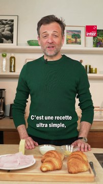 Le croissant jambon-fromage, une recette facile et gourmande - Les recettes de François-Régis Gaudry