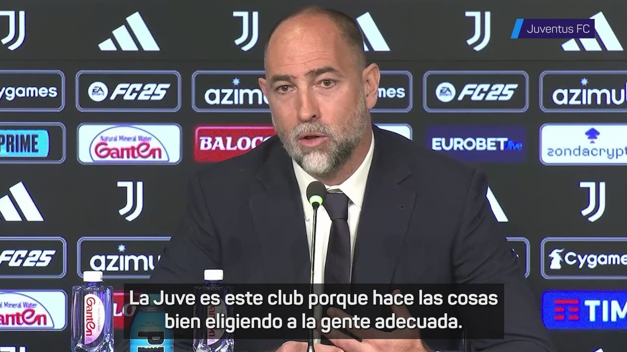 Igor Tudor, en su presentación en la Juventus: "Ojala pudiera quedarme 10 años aquí"