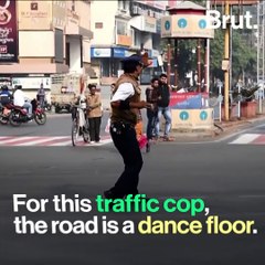 Dancing Traffic Cop