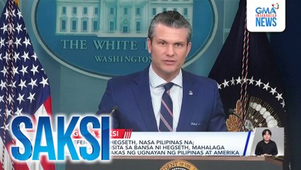 U.S. Defense Sec. Hegseth, nasa Pilipinas na; Romualdez: Pagbisita sa bansa ni Hegseth, mahalaga para sa pagpapalakas ng ugnayan ng Pilipinas at Amerika | Saksi
