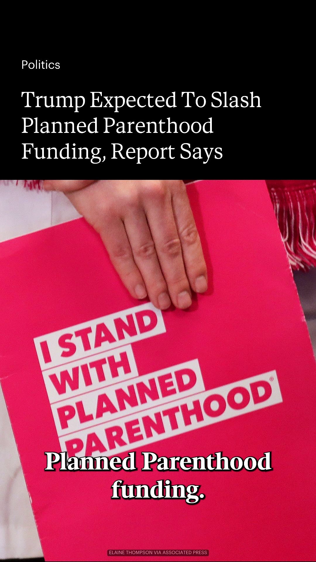 The Reasons Trump Might Halt Funding for Planned Parenthood