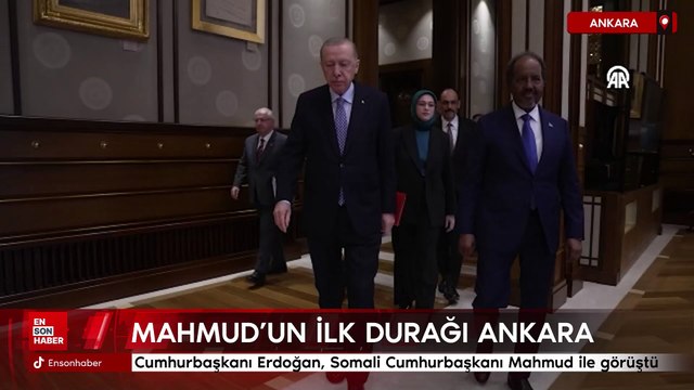 Cumhurbaşkanı Erdoğan, Somali Cumhurbaşkanı ile görüştü