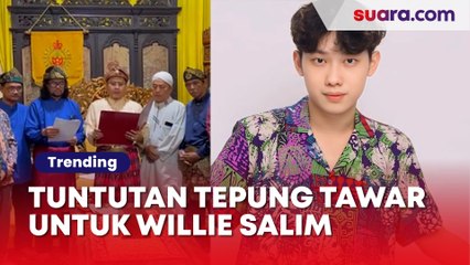 Arti Tepung Tawar Perdamaian, Tuntutan Dari Sultan Palembang untuk Willie Salim