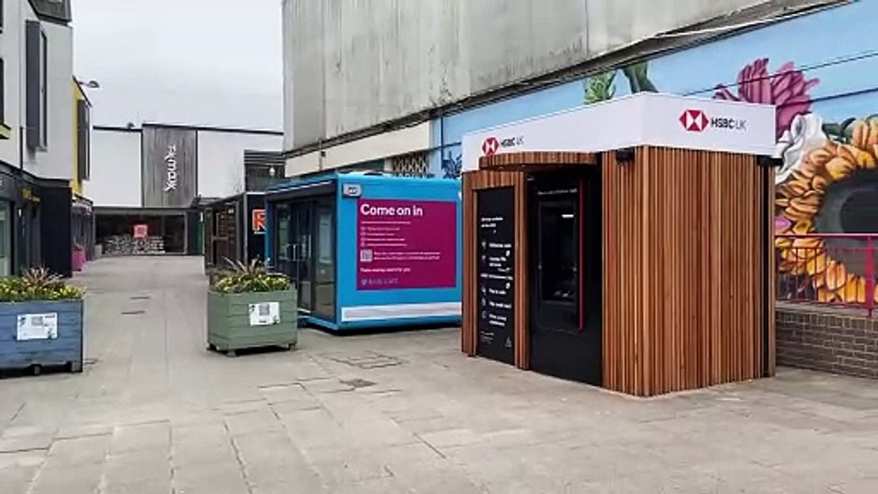 Installation of HSBC Cash Pod in St Austell town centre welcomed ...