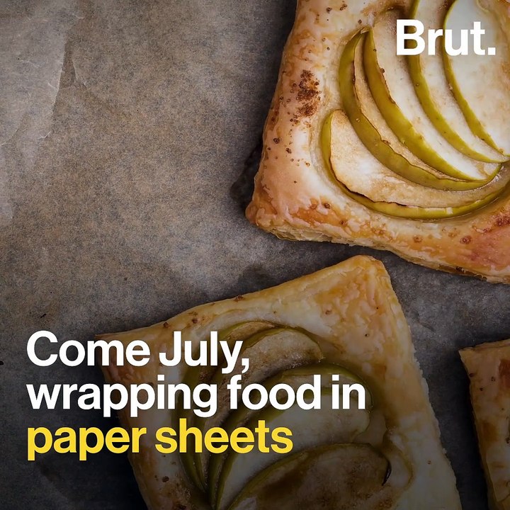 Packing food in plastic, newspapers to stop from July