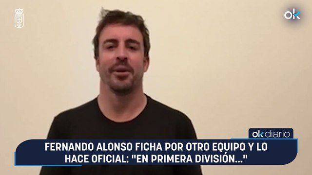 Fernando Alonso ficha por otro equipo y lo hace oficial: En Primera División...